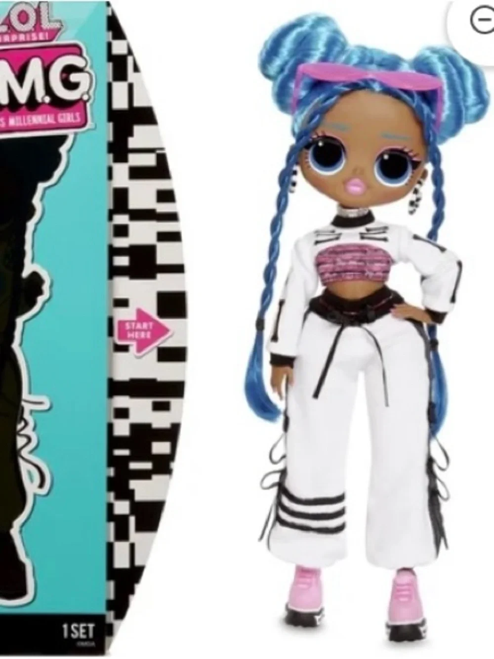 L.O.L. Surprise! Teal and Pink Series 3 Bo$$ Class Prez Chillax Roller